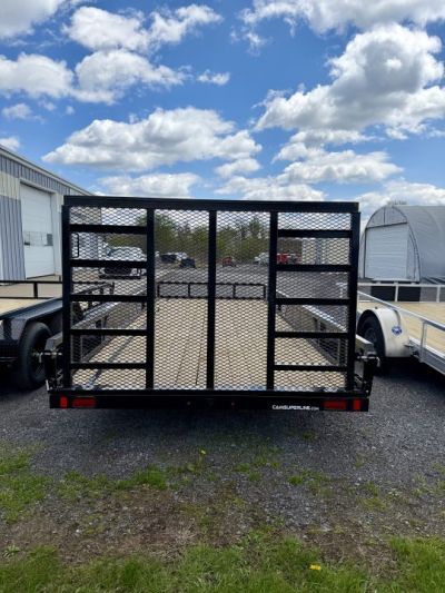 New 2026 Cam Superline 7X18 Tube Top Utility Trailer 7K