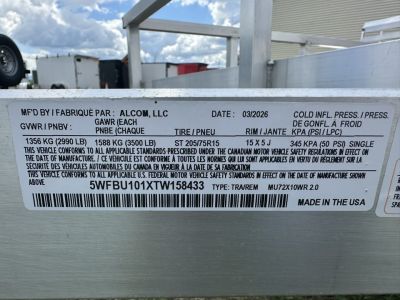 New 2026 Mission MU72X10WR 2.0 Landscape Trailer