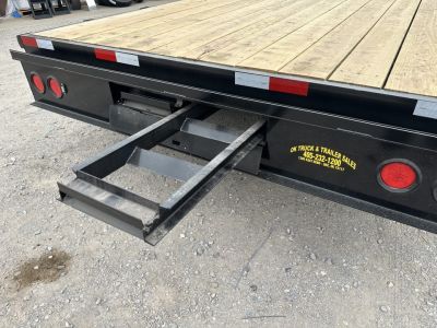 New 2026 Road Boss 20' Tandem Axle Gooseneck Flatbed with 7ks Equipment Trailer
