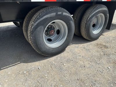 New 2026 Road Boss 25' Tandem Dual Gooseneck Flatbed Equipment Trailer