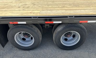 New 2026 Road Boss 25' Tandem Dual Gooseneck Flatbed Equipment Trailer
