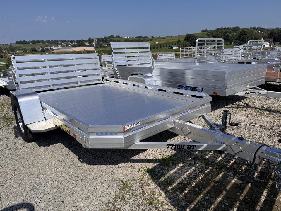 New 2027 ALUMA 6'5" x 10 HD Aluminum Utility w/ Bi-Fold Gate