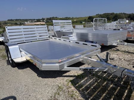 New 2027 ALUMA 6'5  x 10 HD Aluminum Utility w/ Bi-Fold Gate