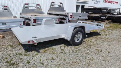 New 2027 Aluma 6'10" x 14' HD Single Axle Aluminum Tilt Trailer