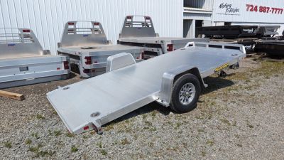 New 2027 Aluma 6'10" x 14' HD Single Axle Aluminum Tilt Trailer