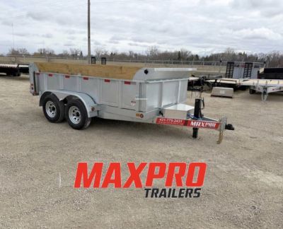 New 2026 Canada Trailers 6.5'x12' Galvanized Dump Trailer GVWR: 9,990 LBS