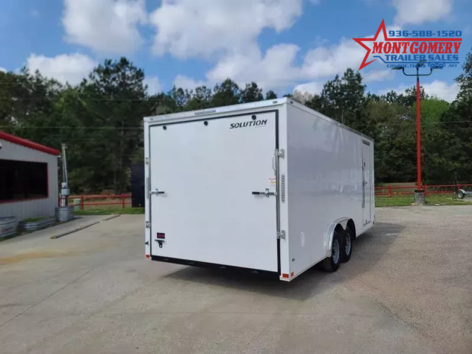 New 2026 Stallion Manufacturing LLC 8.5 X 24 ENCLOSED CARGO TRAILER WITH REAR RAMP DOOR AND 10,000lb GVWR