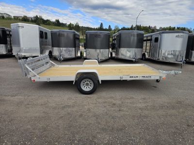 New 2025 Bear Track 80"x14' Aluminum Utility Trailer