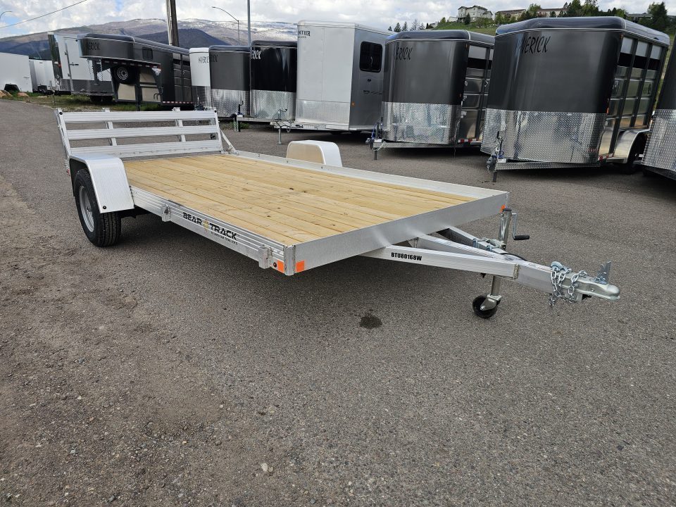 New 2025 Bear Track 80"x14' Aluminum Utility Trailer