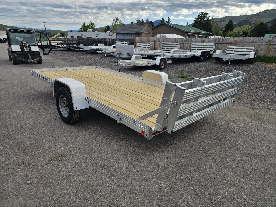 New 2026 Bear Track 80"x14' Aluminum Utility Trailer