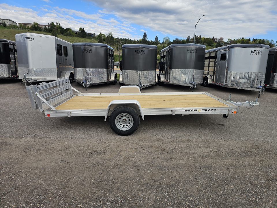New 2026 Bear Track 80"x14' Aluminum Utility Trailer
