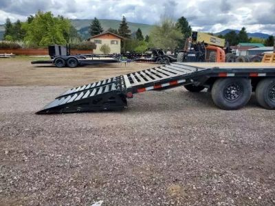 New 2026 Iron Bull 24' 14k Deckover Flatbed Trailer