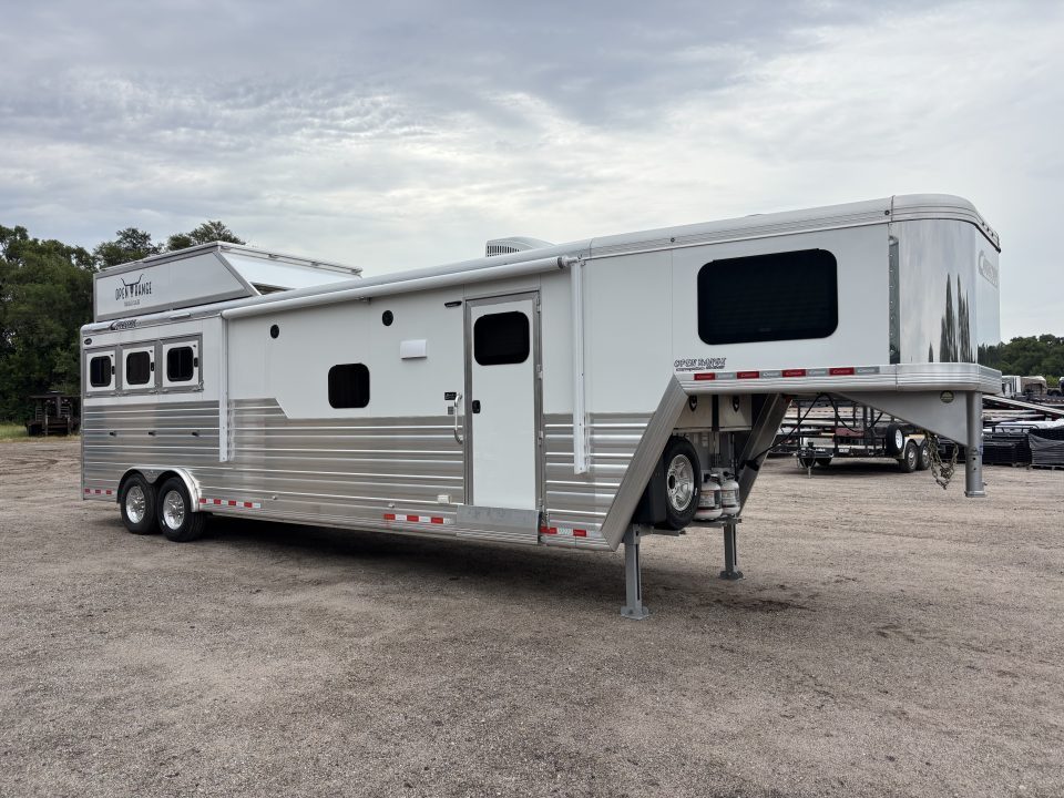 Used 2024 Cimarron Trailers Norstar 3H LQ Horse Trailer