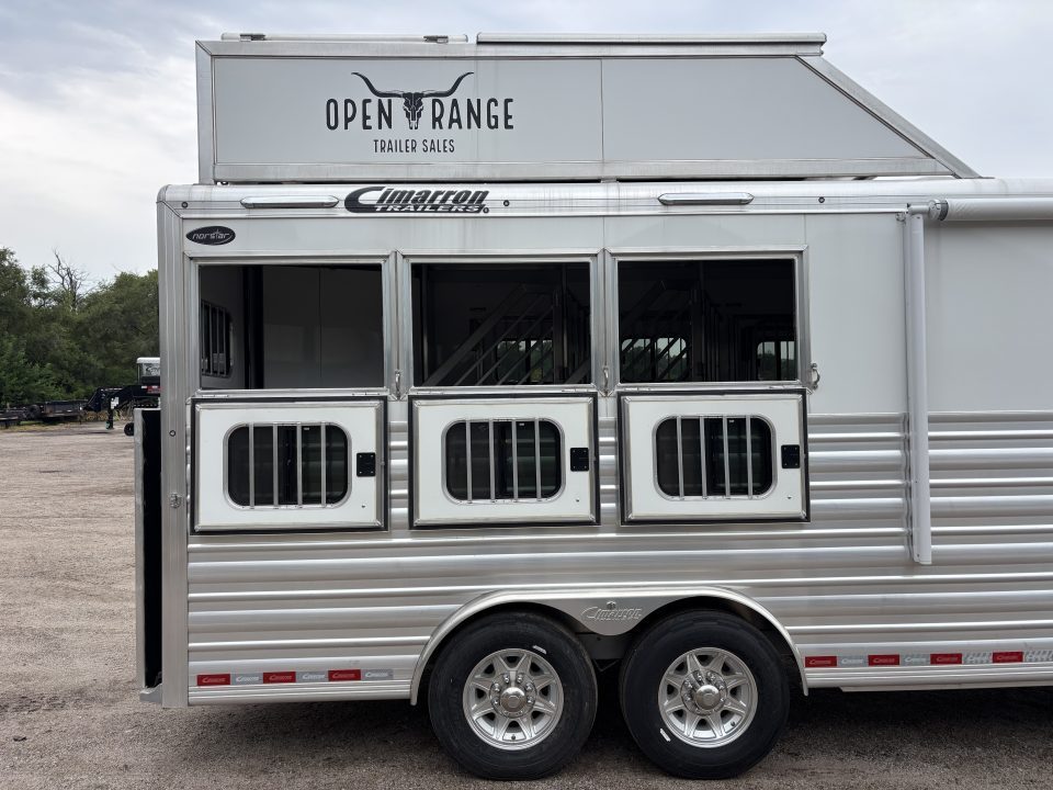Used 2024 Cimarron Trailers Norstar 3H LQ Horse Trailer