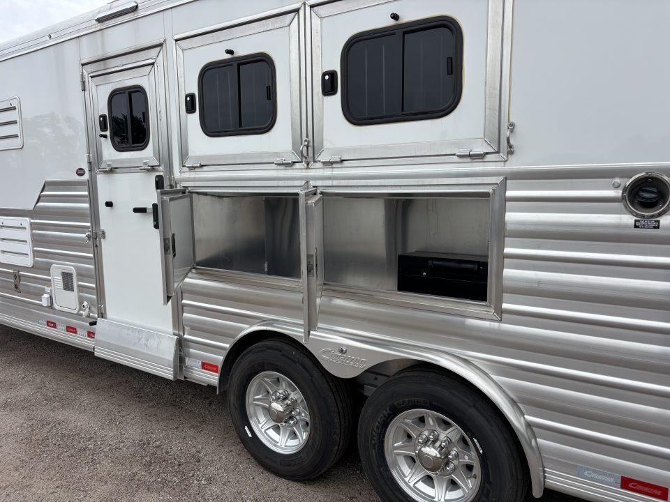 Used 2024 Cimarron Trailers Norstar 3H LQ Horse Trailer