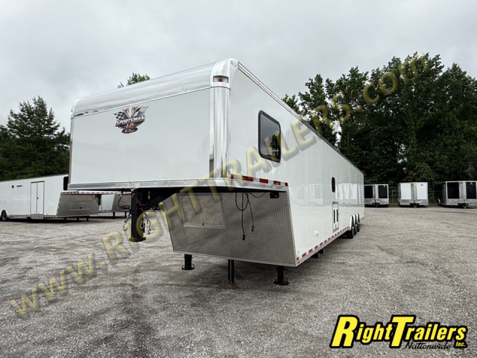 New 2026 8.5x50 Vintage Sportsman Elite Living Quarters Trailer