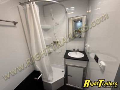 New 2026 8.5x50 Vintage Sportsman Elite Living Quarters Trailer
