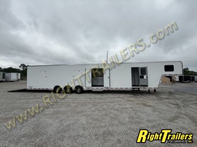 New 2026 8.5x50 Vintage Sportsman Elite Living Quarters Trailer