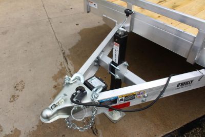 New 2026 H & H Trailer 7' x 20' Heavy Duty Aluminum Car Hauler - Slide In Ramps - 9900# GVW