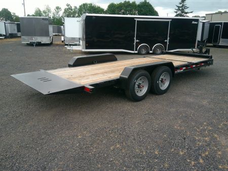 New 2025 Sure-Trac 7x16+4 17.6K Equipment Trailer