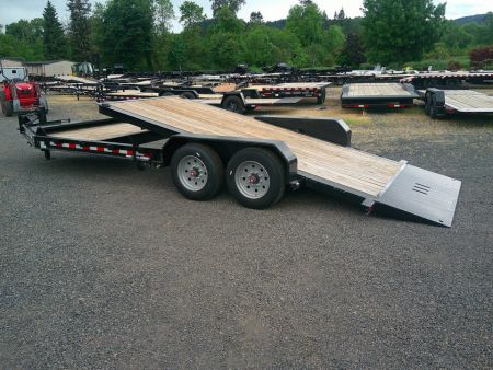 New 2025 Sure-Trac 7x16+4 17.6K Equipment Trailer