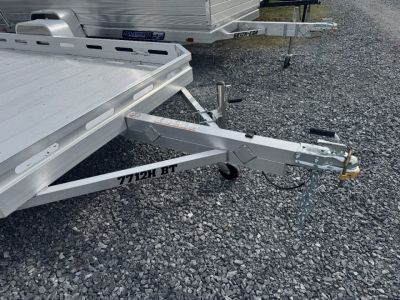 New 2027 Aluma 7712H-S-BT Bifold Gate Utility Trailer FALL CLEARANCE IN STOCK ONLY