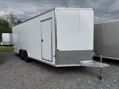 New 2026 E-Z Hauler EZEC8.5X20CH XLT PRO Car Hauler 7 FOOT 1 INTERIOR HEIGHT FREE ALUMINUM WHEEL UPGRADE
