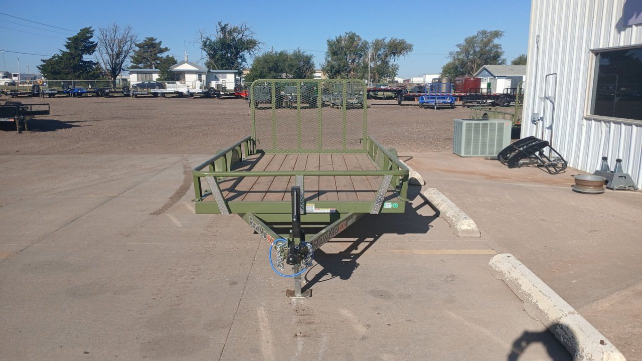 New 2026 RawMaxx UTX12'x77" Utility Trailer
