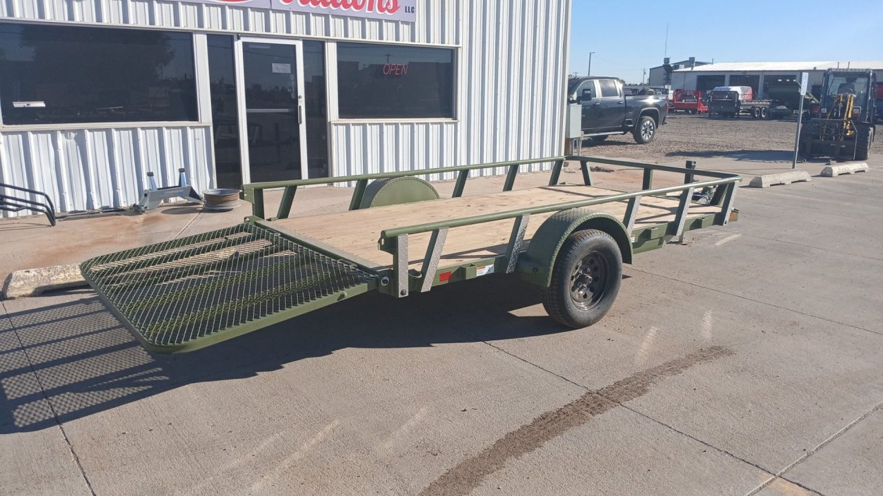 New 2026 RawMaxx UTX12'x77" Utility Trailer