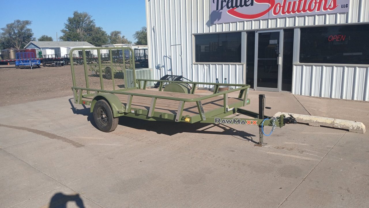 New 2026 RawMaxx UTX12'x77" Utility Trailer