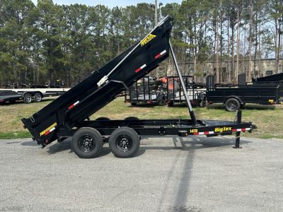 New 2026 Big Tex 14TDX 5 STAGE TELESCOPIC DUMP TRAILER 7 GAUGE FLOOR ,HYDRO JACK, LONG ARM TARP 14 PLY TIRES
