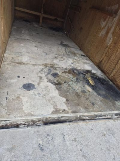 Used 2022 7x16 Black Enclosed Cargo Trailer | Tandem Axle (C080020)