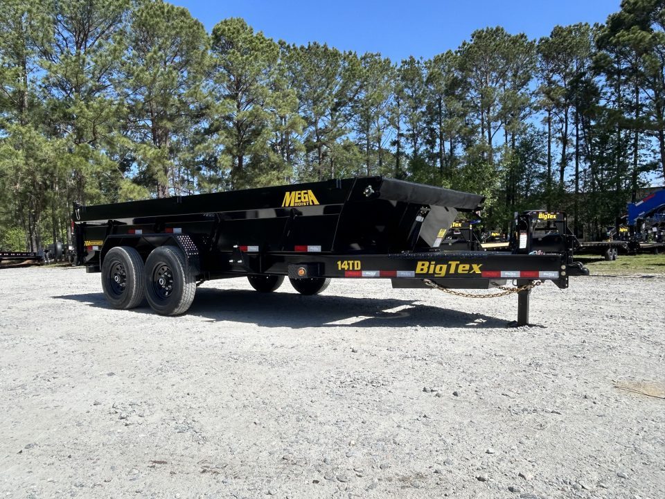New 2027 Big Tex Trailers 14TD Dump Trailer 7 gauge floor 6 stage telescopic