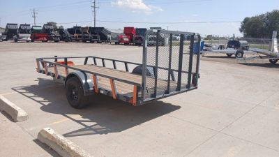 New 2026 RawMaxx UTX14'X77" 5200 LB Brake Axle Utility Trailer