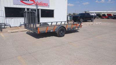New 2026 RawMaxx UTX14'X77" 5200 LB Brake Axle Utility Trailer