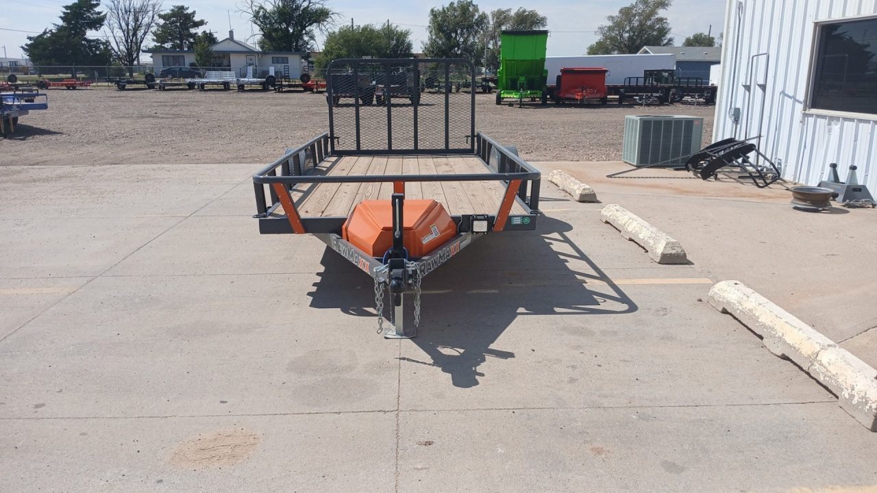 New 2026 RawMaxx UTX14'X77" 5200 LB Brake Axle Utility Trailer