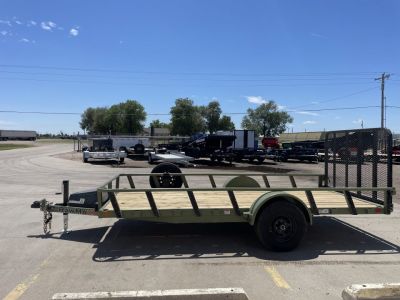 New 2026 RawMaxx UTX14'X77" 5200 LB Brake Axle Utility Trailer