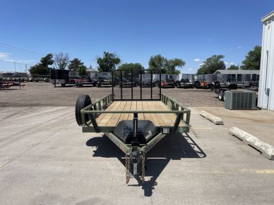 New 2026 RawMaxx UTX14'X77" 5200 LB Brake Axle Utility Trailer