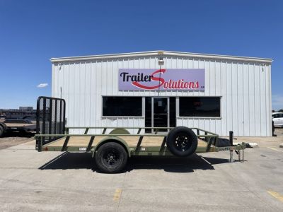 New 2026 RawMaxx UTX14'X77  5200 LB Brake Axle Utility Trailer