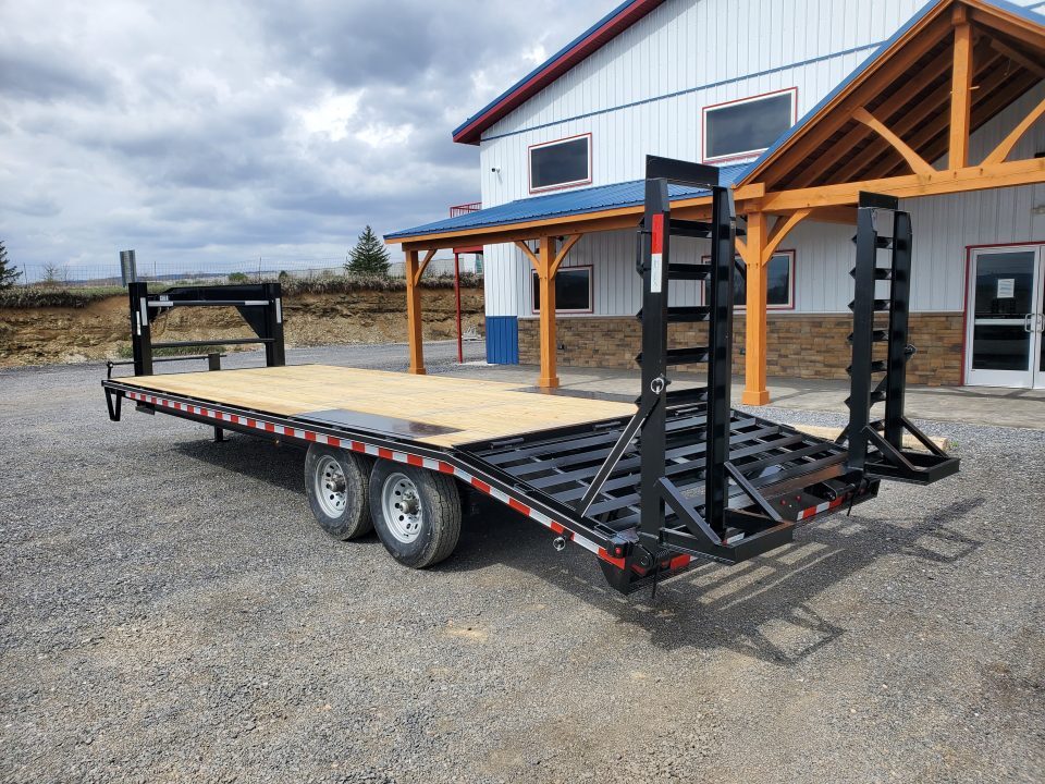 New 2027 Quality Trailers Pro-Grade Gooseneck / Pop Up Dove Tail / 24' / 17000 GVWR