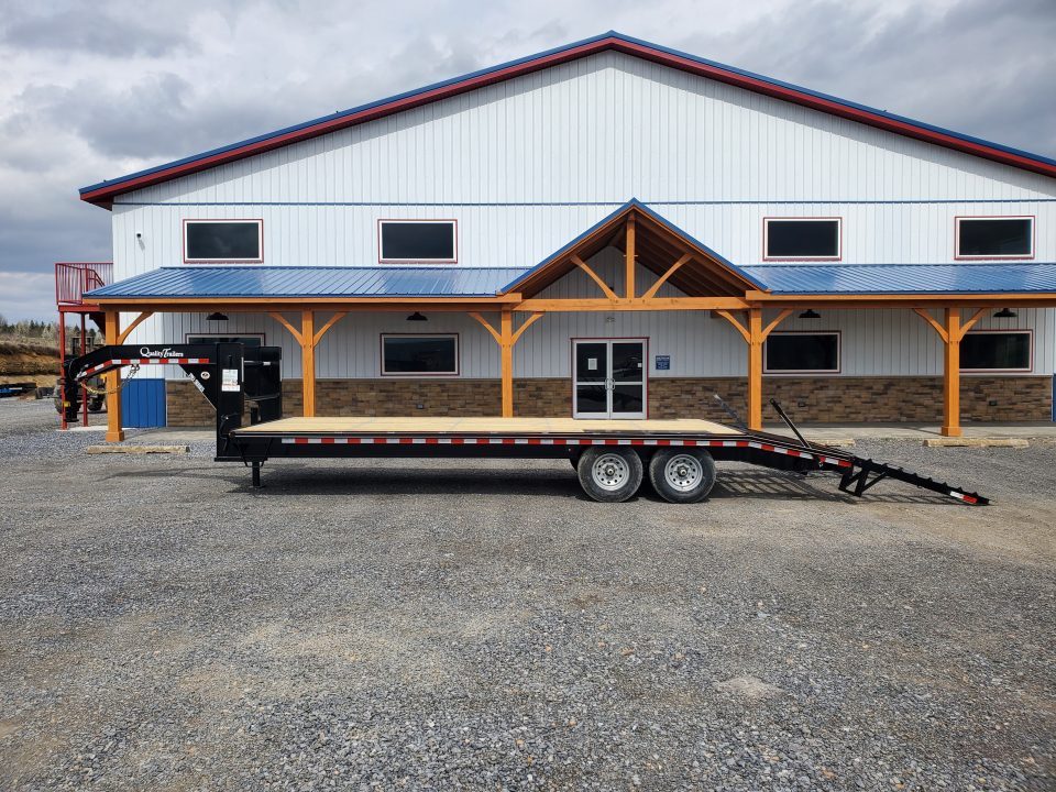 New 2027 Quality Trailers Pro-Grade Gooseneck / Pop Up Dove Tail / 24' / 17000 GVWR
