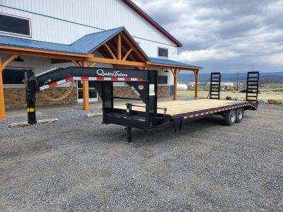 New 2027 Quality Trailers Pro-Grade Gooseneck / Pop Up Dove Tail / 24' / 17000 GVWR