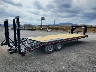 New 2027 Quality Trailers Pro-Grade Gooseneck / Pop Up Dove Tail / 24' / 17000 GVWR