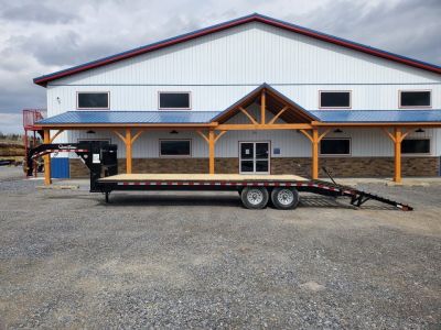 New 2027 Quality Trailers Pro-Grade Gooseneck / Pop Up Dove Tail / 24' / 17000 GVWR