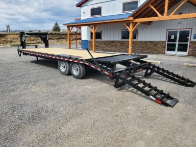 New 2027 Quality Trailers Pro-Grade Gooseneck / Pop Up Dove Tail / 24' / 17000 GVWR
