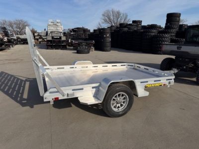 New 2027 Aluma 7710H-S-TG Utility Trailer Straight Tailgate