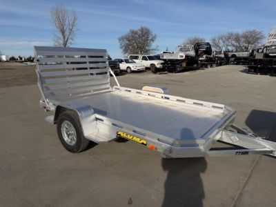 New 2027 Aluma 7710H-S-TG Utility Trailer Straight Tailgate