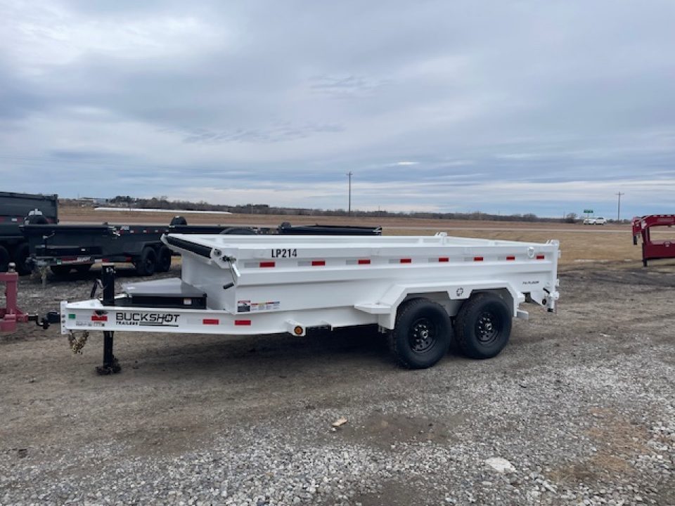 New 2026 Buckshot MFG LP214 Dump Trailer