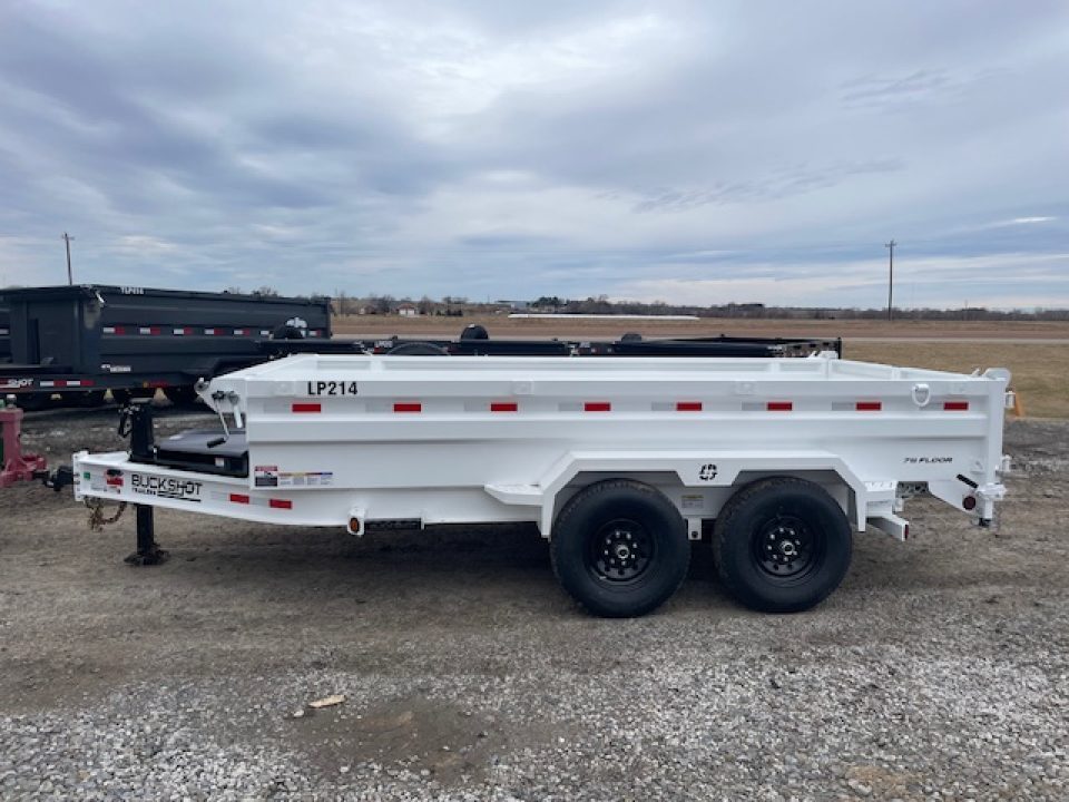New 2026 Buckshot MFG LP214 Dump Trailer