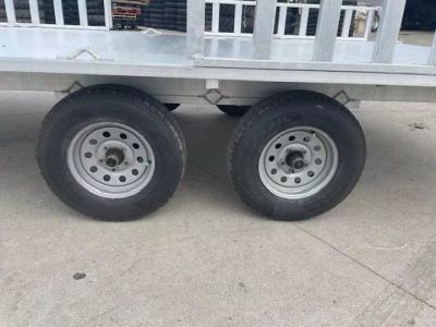 Used 2015 Aluma A8816TA-EL-R (Ramps) Utility Trailer